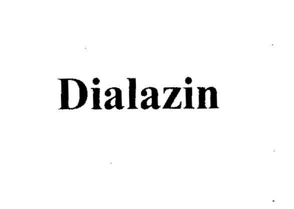 Mẫu nhãn hiệu DIALAZIN