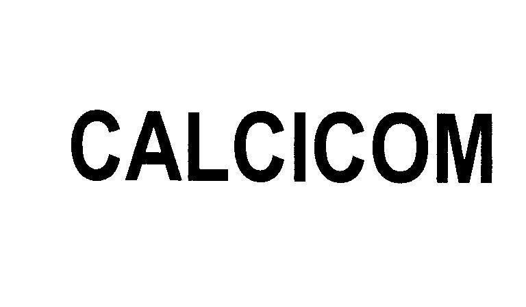 Mẫu nhãn hiệu CALCICOM