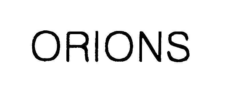 Mẫu nhãn hiệu ORIONS