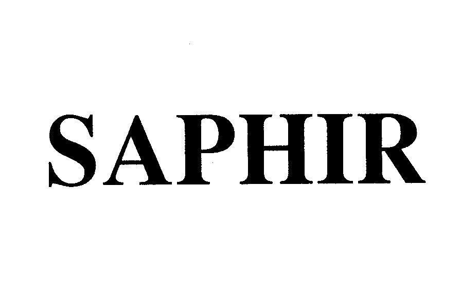 Mẫu nhãn hiệu SAPHIR