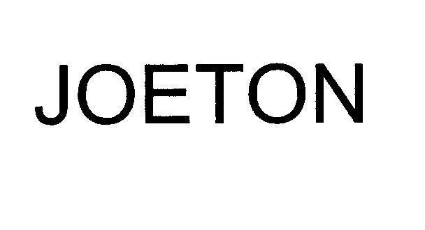 Mẫu nhãn hiệu JOETON