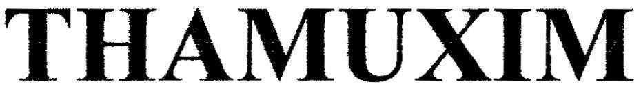 Mẫu nhãn hiệu THAMUXIM