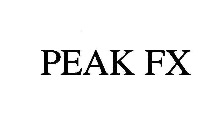 Mẫu nhãn hiệu PEAK FX