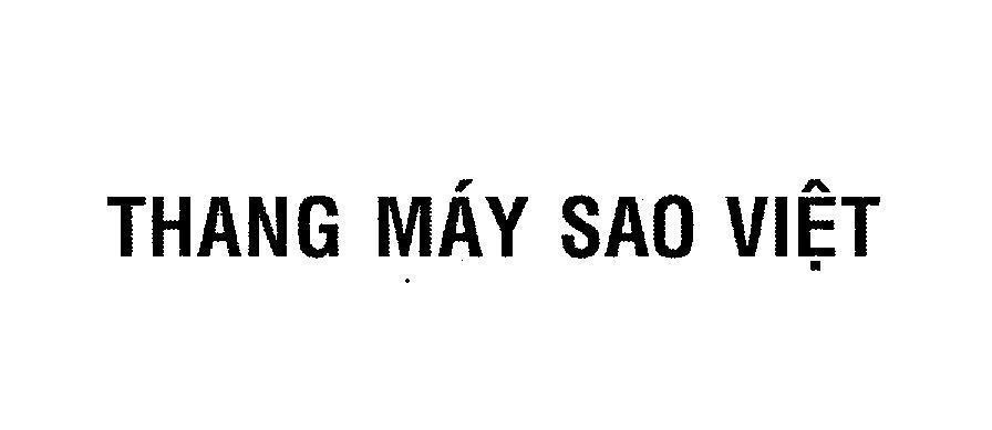 Mẫu nhãn hiệu Thang máy Sao Việt