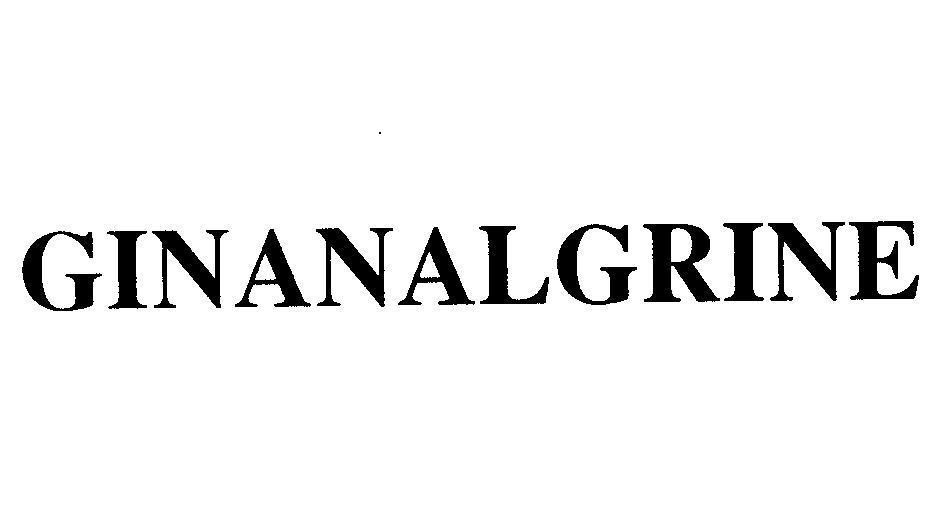 Mẫu nhãn hiệu GINANALGRINE