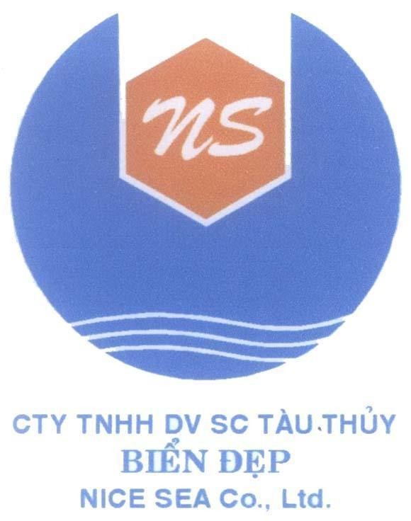 Mẫu nhãn hiệu Biển đẹp NICE SEA NS CTY TNHH DV SC Tàu thuỷ Biển đẹp NICE SEA Co., Ltd.