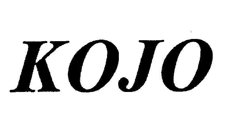 Mẫu nhãn hiệu KOJO