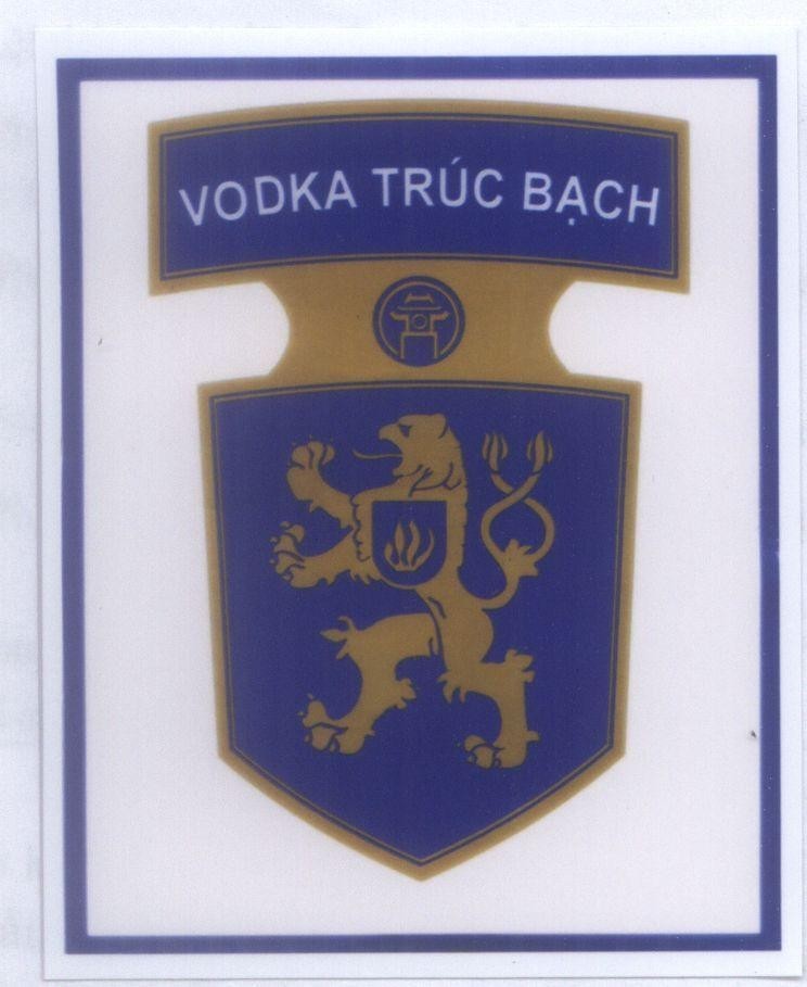 Mẫu nhãn hiệu VODKA Trúc Bạch