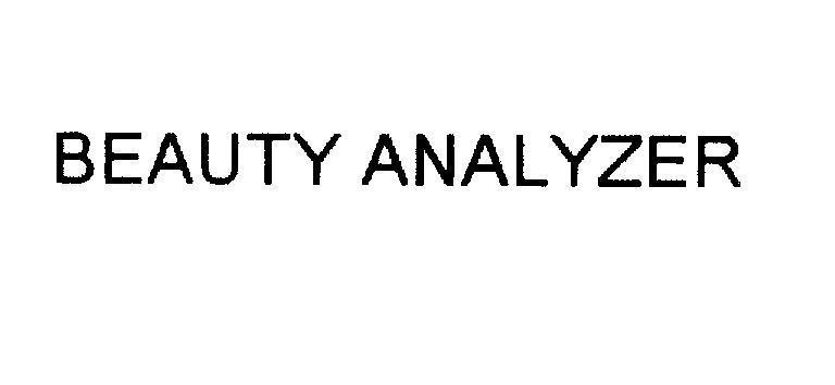 Mẫu nhãn hiệu BEAUTY ANALYZER