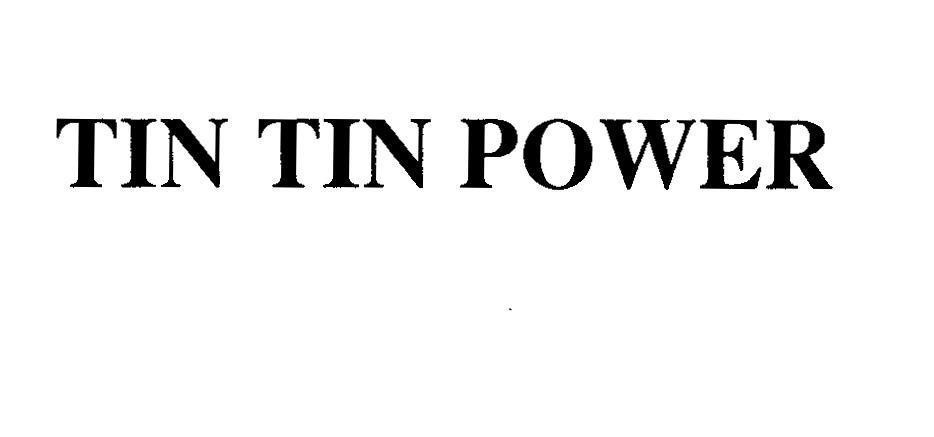 Mẫu nhãn hiệu TIN TIN POWER