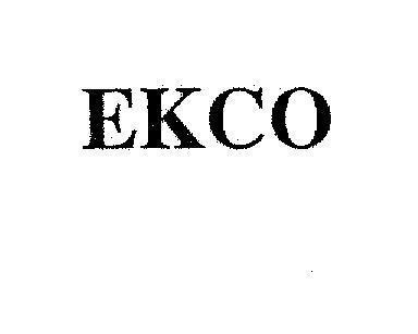 Mẫu nhãn hiệu EKCO