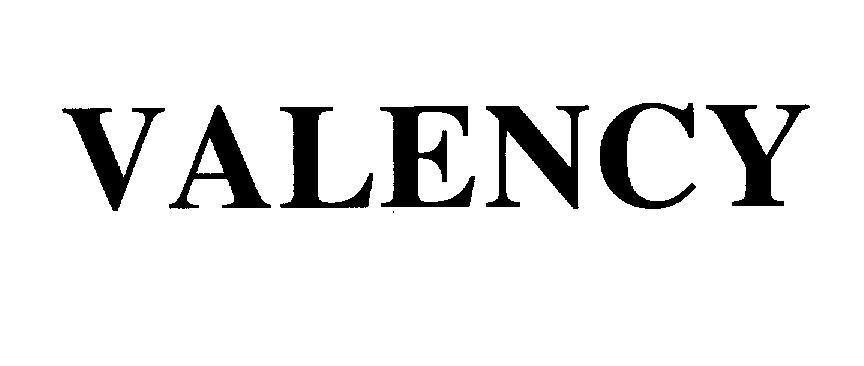 Mẫu nhãn hiệu VALENCY