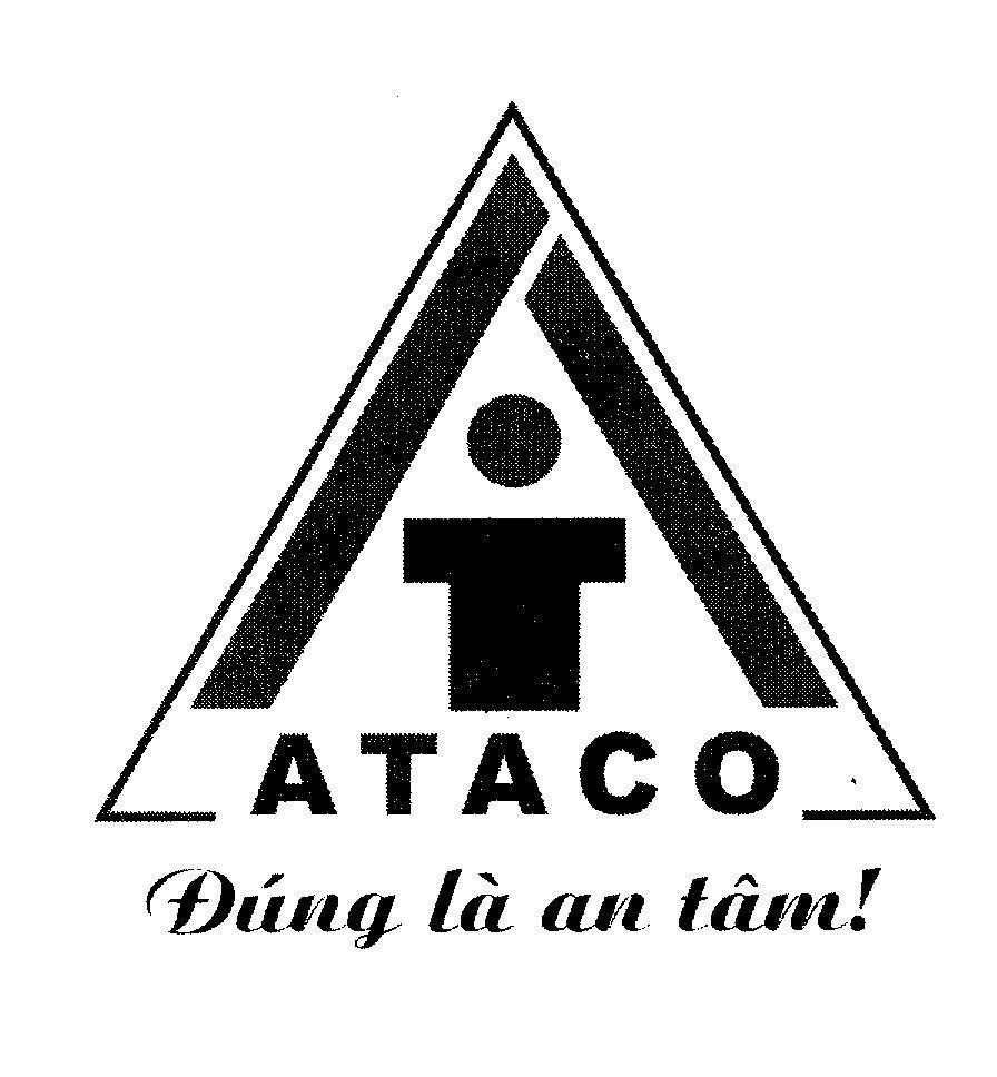 Mẫu nhãn hiệu TA ATACO Đúng là an tâm!