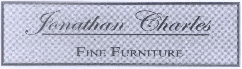 Mẫu nhãn hiệu JONATHAN CHARLES FINE FURNITURE