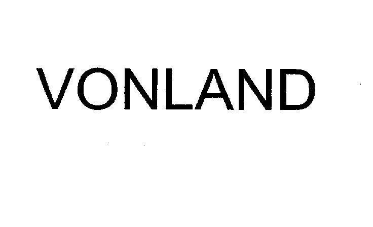 Mẫu nhãn hiệu VONLAND