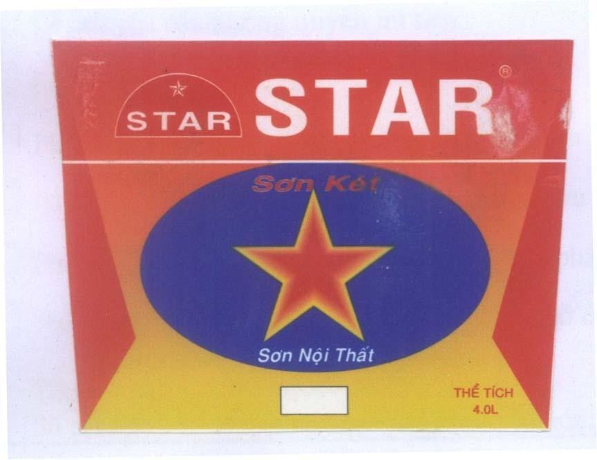 Mẫu nhãn hiệu STAR Sơn Két Sơn Nội Thất