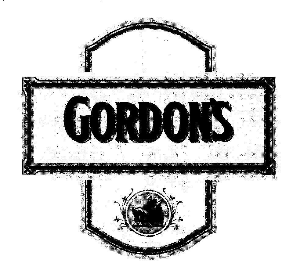 Mẫu nhãn hiệu GORDON'S