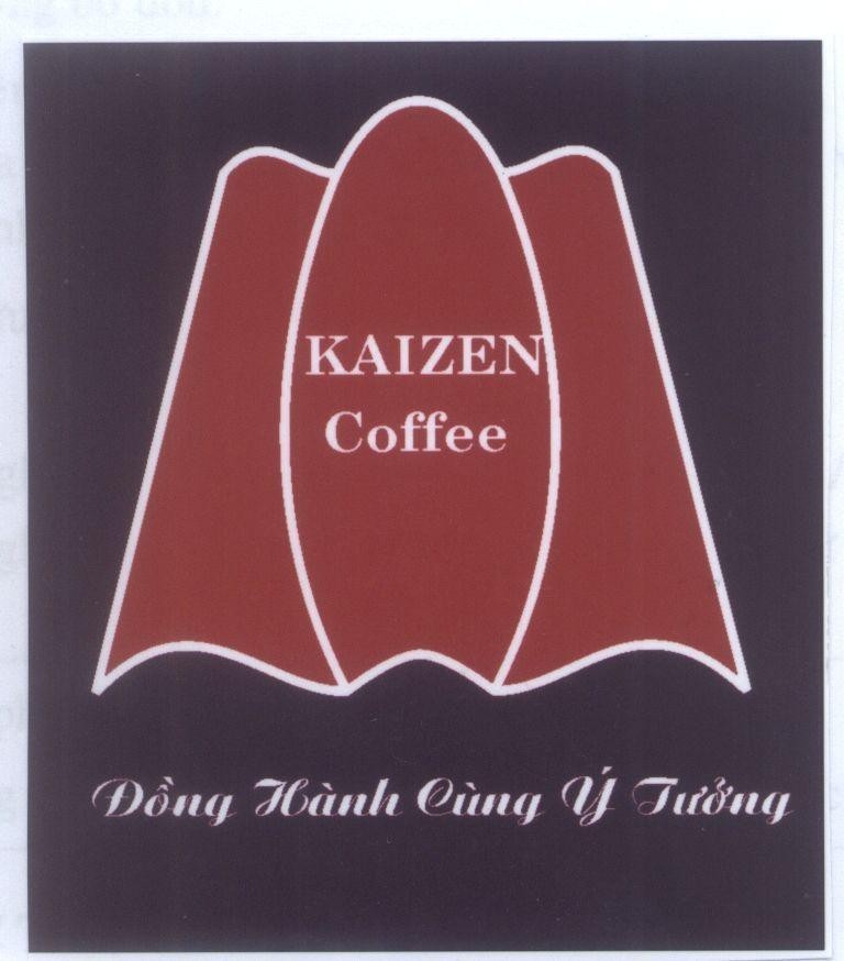Mẫu nhãn hiệu KAIZEN Coffee Đồng Hành Cùng ý Tưởng