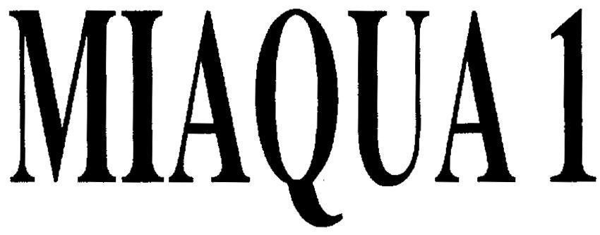 Mẫu nhãn hiệu MIAQUA 1