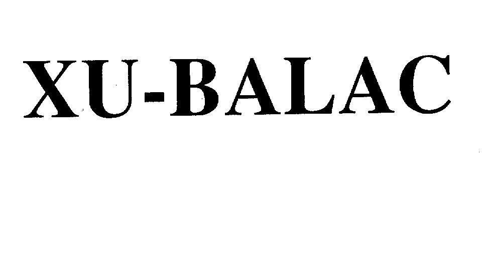 Mẫu nhãn hiệu XU-BALAC