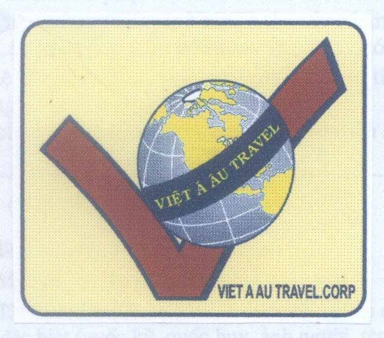 Mẫu nhãn hiệu V Việt á Âu TRAVEL VIET A AU TRAVEL.CORP