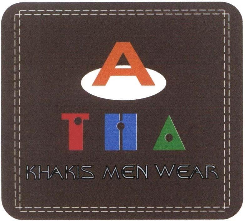 Mẫu nhãn hiệu A THA T H A KHAKIS MEN WEAR