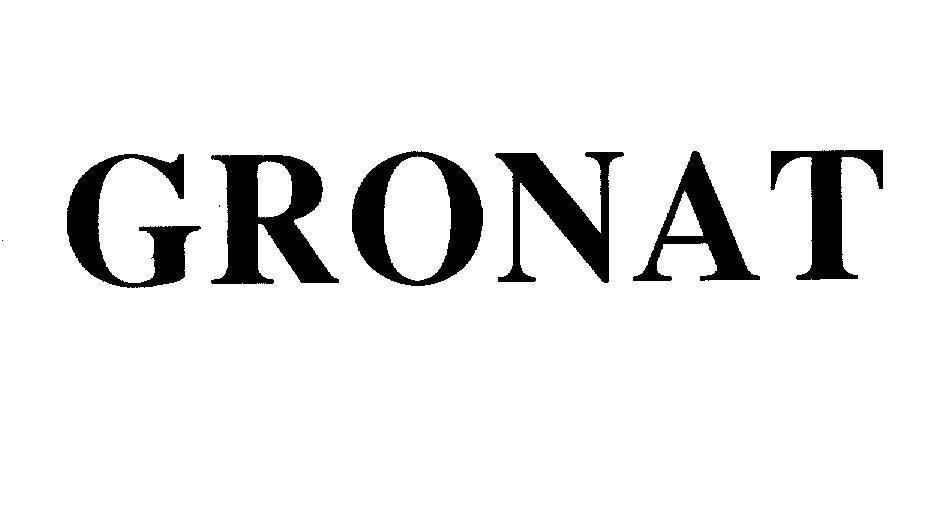Mẫu nhãn hiệu GRONAT
