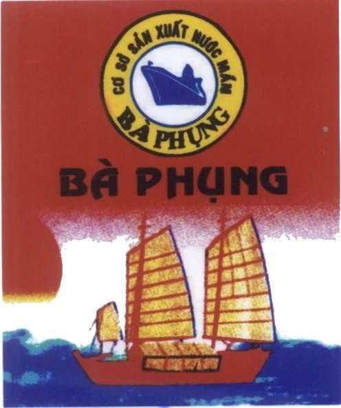 Mẫu nhãn hiệu Bà Phụng cơ sở sản xuất nước mắm Bà Phụng