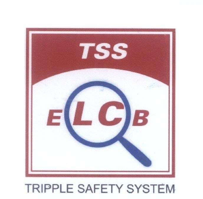 Mẫu nhãn hiệu TSS ELCB TRIPPLE SAFETY SYSTEM