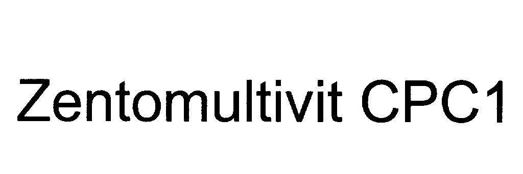 Mẫu nhãn hiệu Zentomultivit CPC1