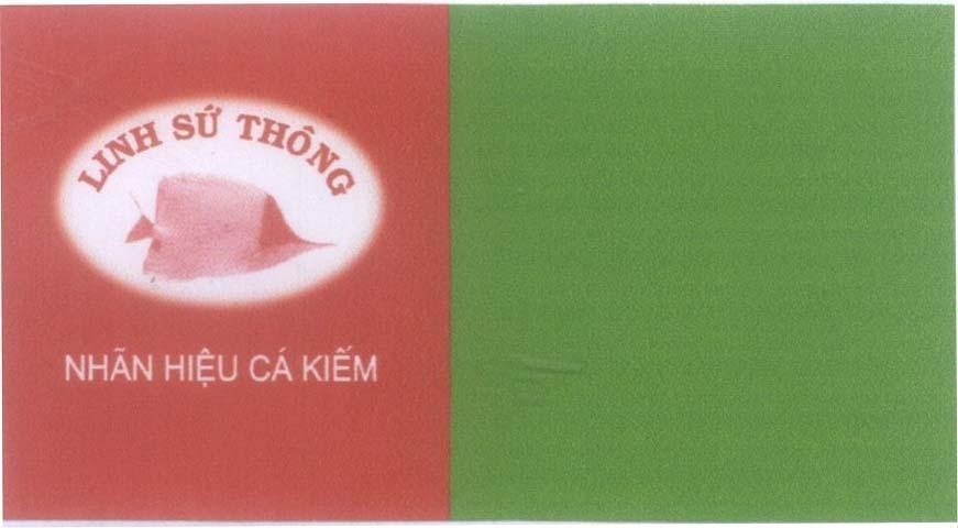 Mẫu nhãn hiệu Linh Sứ Thông Nhãn Hiệu Cá Kiếm