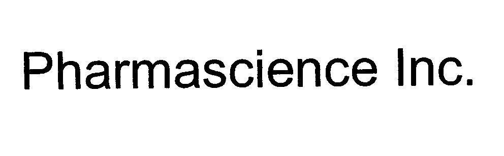 Mẫu nhãn hiệu Pharmascience Inc.