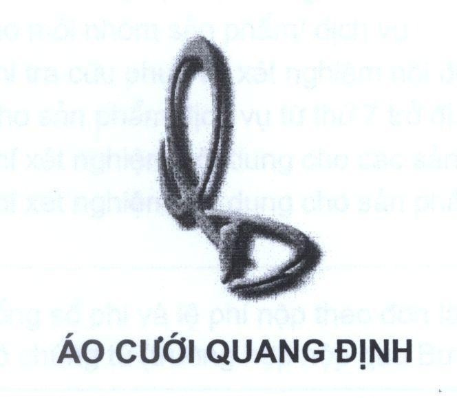 Mẫu nhãn hiệu QD Q D áo cưới Quang Định