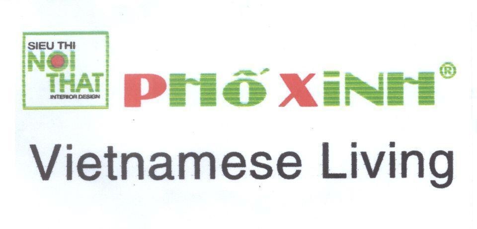 Mẫu nhãn hiệu Phố Xinh Vietnamese Living SIEU THI NOI THAT INTERIOR DESIGN