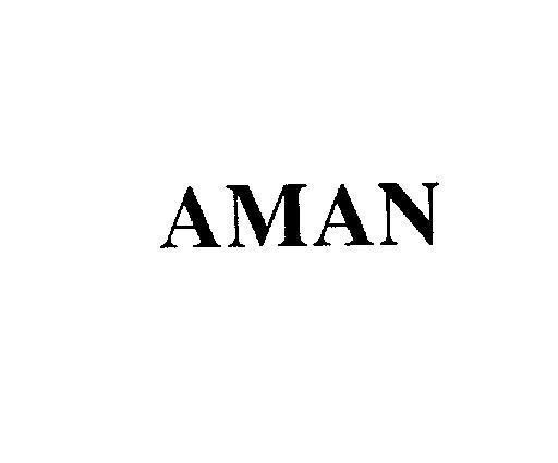 Mẫu nhãn hiệu AMAN