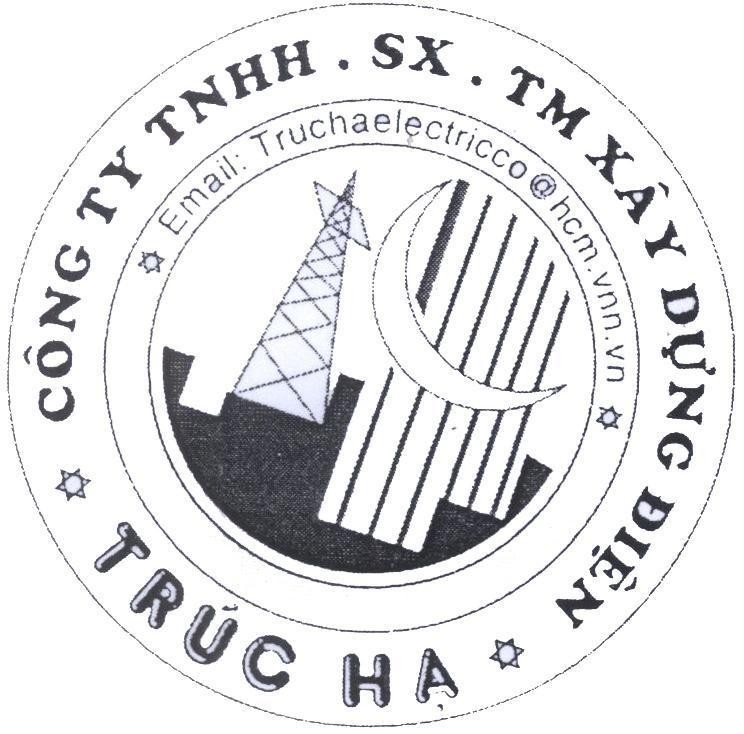 Mẫu nhãn hiệu Công ty TNHH . SX .TM Xây Dựng Điện Trúc Hạ Email: Truchaelectricco@hcm.vnn.vn