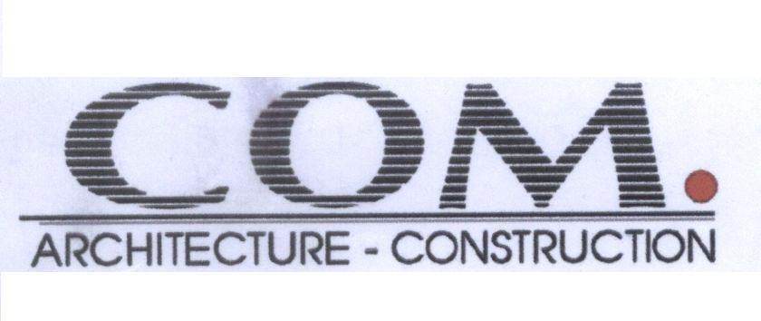 Mẫu nhãn hiệu COM ARCHITECTURE - CONSTRUCTION
