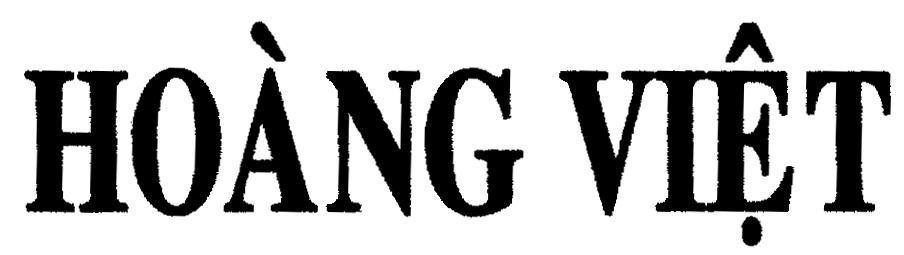 Mẫu nhãn hiệu Hoàng Việt
