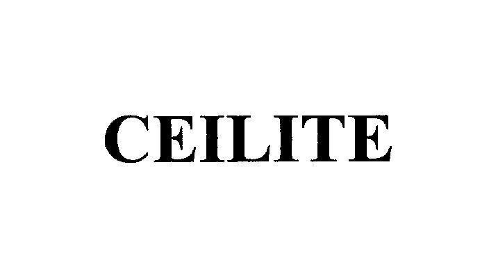 Mẫu nhãn hiệu CEILITE