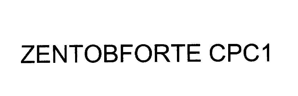 Mẫu nhãn hiệu ZENTOBFORTE CPC1