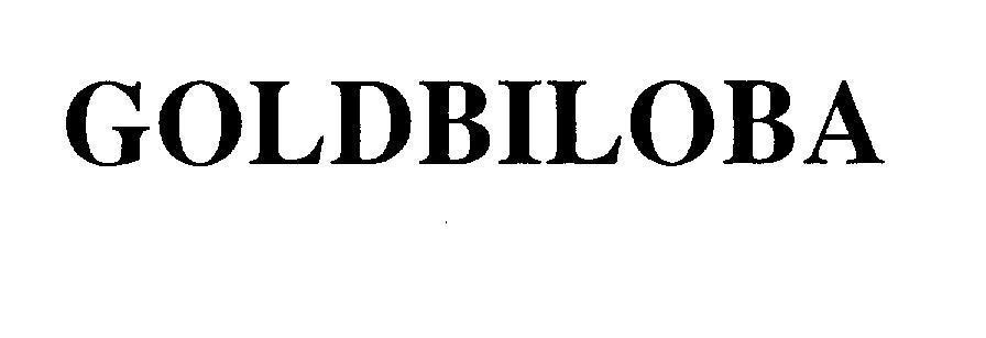 Mẫu nhãn hiệu GOLDBILOBA