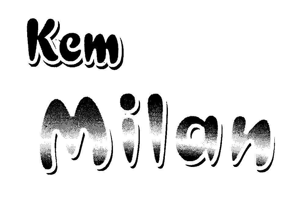Mẫu nhãn hiệu Kem Milan