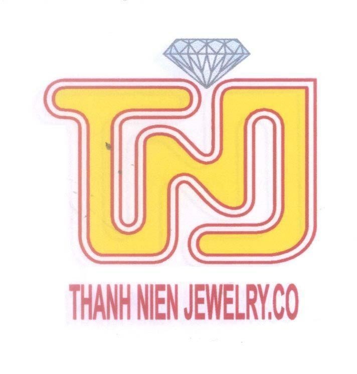 Mẫu nhãn hiệu T N J THANH NIEN JEWELRY.CO