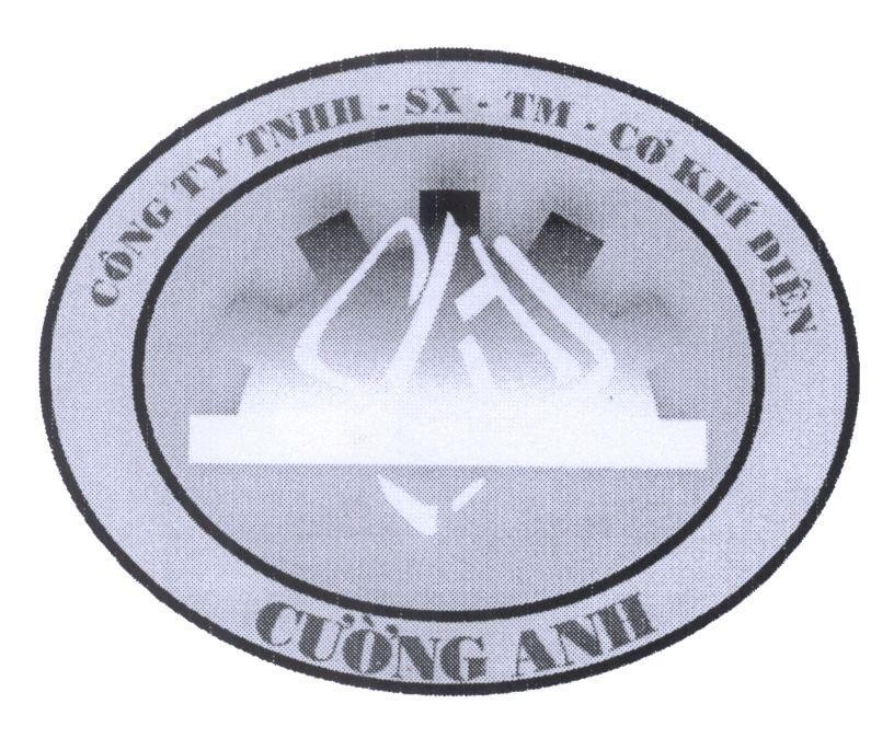 Mẫu nhãn hiệu CA Cường Anh công ty TNHH SX-TM-cơ khí điện