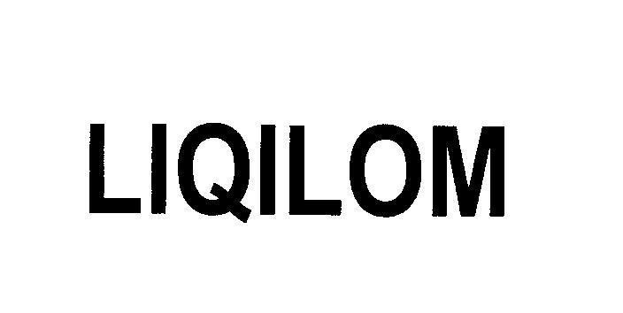 Mẫu nhãn hiệu LIQILOM