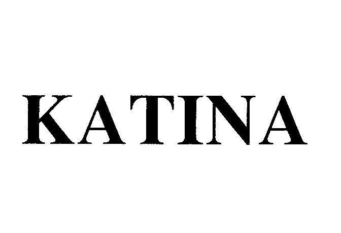 Mẫu nhãn hiệu KATINA