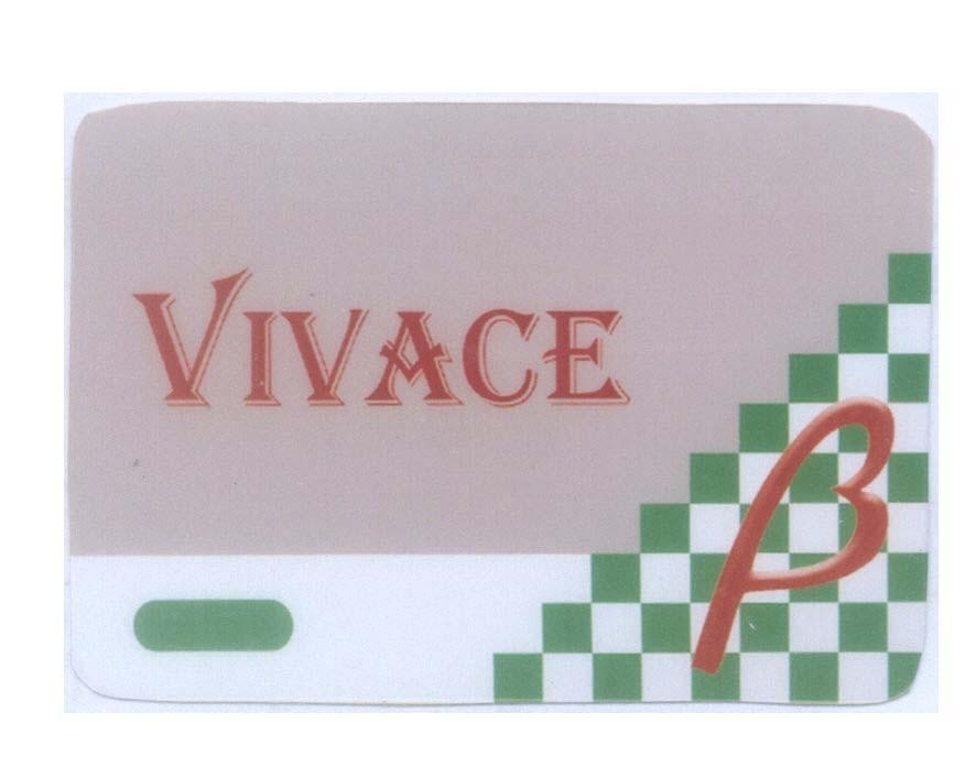 Mẫu nhãn hiệu VIVACE, ký tự bêta