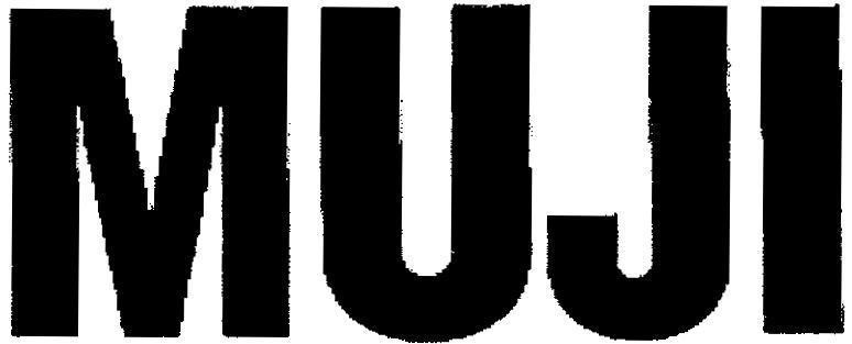 Mẫu nhãn hiệu MUJI