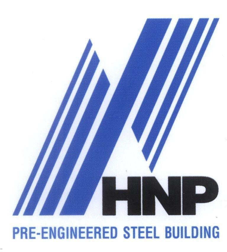 Mẫu nhãn hiệu HNP PRE-ENGINEERED STEEL BUILDING