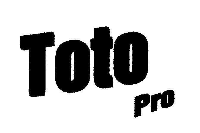 Mẫu nhãn hiệu Toto Pro